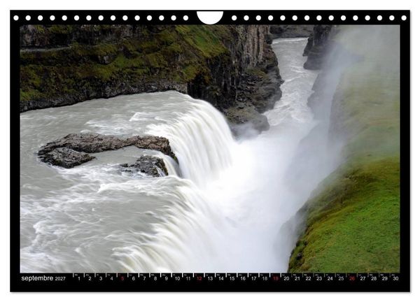Produktbild: Balade en Islande (Calendrier mural 2027 DIN A4 vertical), CALVENDO calendrier mensuel