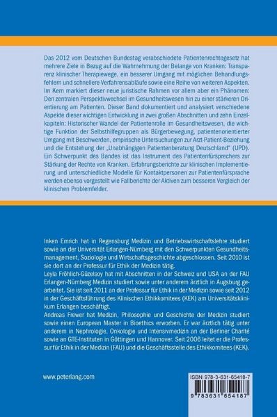 Produktbild: Ethik in der Medizin aus Patientensicht