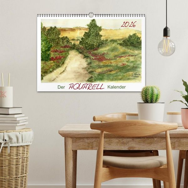Produktbild: Der AQUARELL-Kalender (Wandkalender 2026 DIN A3 quer), CALVENDO Monatskalender