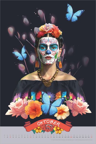 Produktbild: Frida Kahlo Wandkalender 2027