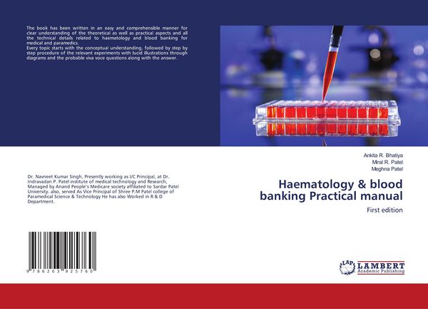 Produktbild: Haematology & blood banking Practical manual
