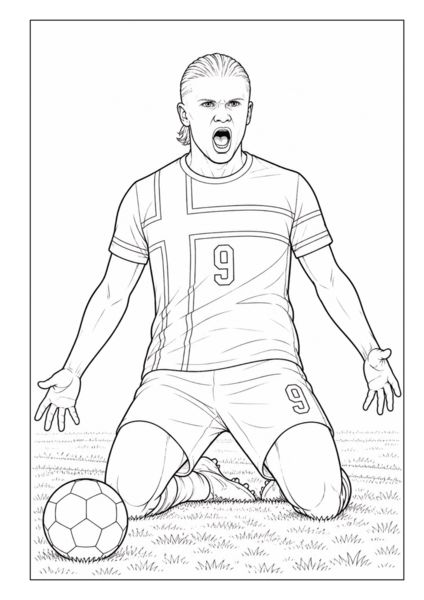 Produktbild: WM 2026 Fu&szlig;ball Malbuch f&uuml;r Kinder ab 6 Jahren mit 70 authentischen Spielerzeichnungen