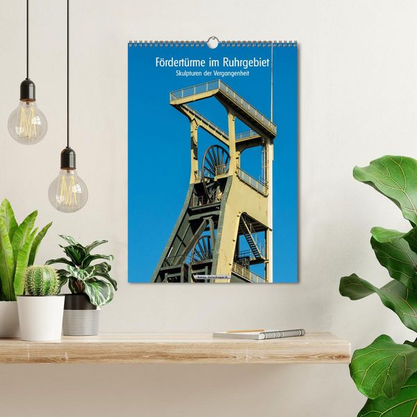 Produktbild: F&ouml;rdert&uuml;rme im Ruhrgebiet - Skulpturen der Vergangenheit (Wandkalender 2026 DIN A3 hoch), CALVENDO Monatskalender