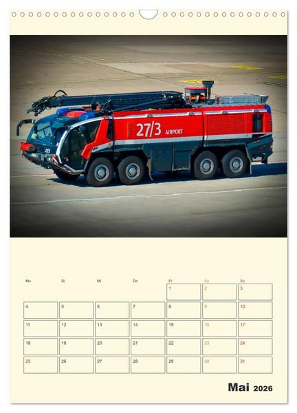 Produktbild: Feuerwehr - der Kalender (Wandkalender 2026 DIN A3 hoch), CALVENDO Monatskalender