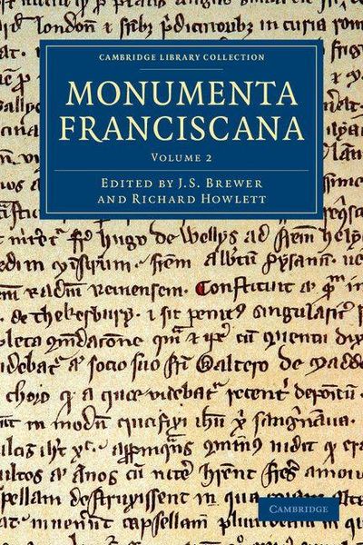 Produktbild: Monumenta Franciscana - Volume 2