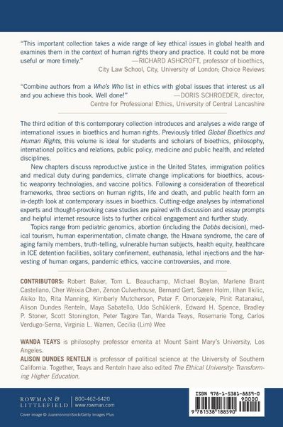 Produktbild: Bioethics and Human Rights