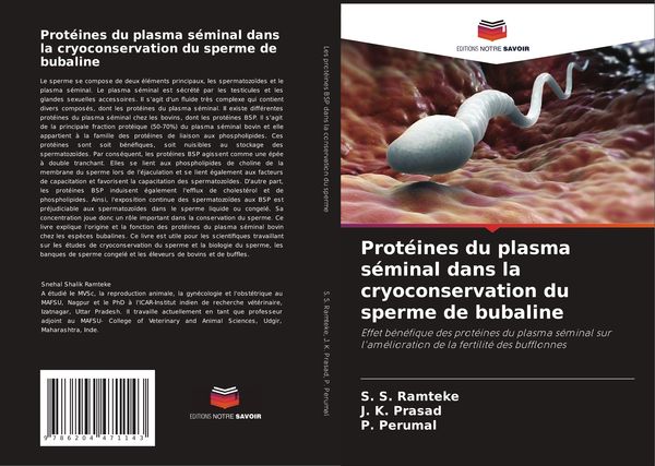 Produktbild: Prot&eacute;ines du plasma s&eacute;minal dans la cryoconservation du sperme de bubaline