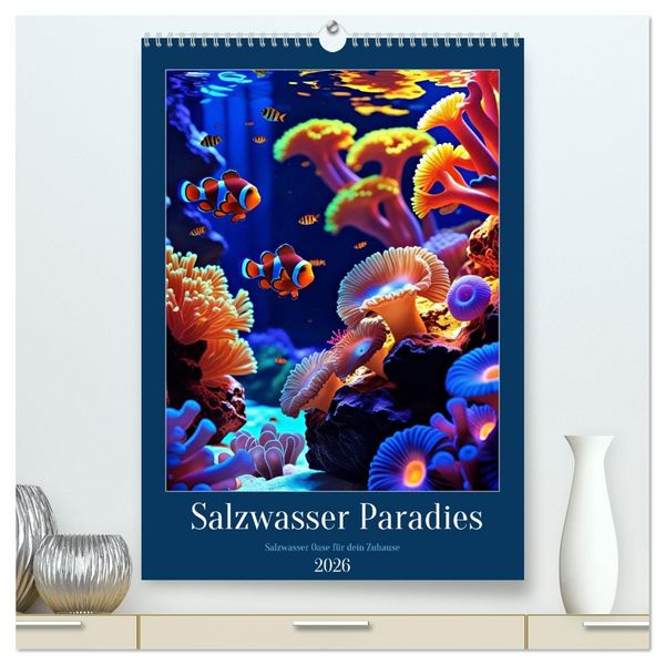 Produktbild: Salzwasser Paradies (hochwertiger Premium Wandkalender 2026 DIN A2 hoch), Kunstdruck in Hochglanz