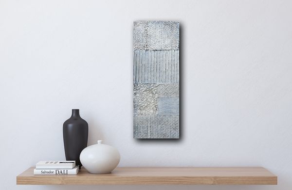 Malen mit Spachtelmasse und Acrylfarbe