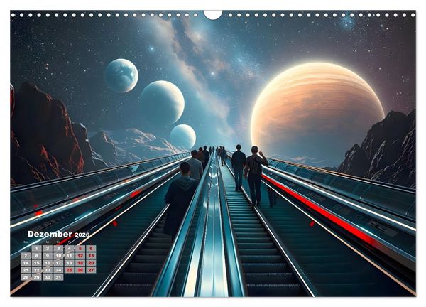 Produktbild: Sterne und Planeten im Blick (Wandkalender 2026 DIN A3 quer), CALVENDO Monatskalender