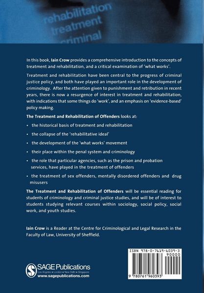 Produktbild: The Treatment and Rehabilitation of Offenders
