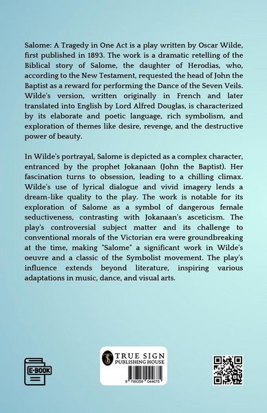 Produktbild: Salome A Tragedy In One Act