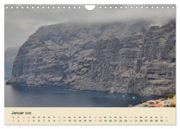 Produktbild: Teneriffa 2026 (Wandkalender 2026 DIN A4 quer), CALVENDO Monatskalender