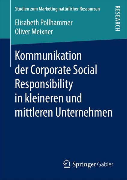 Produktbild: Kommunikation der Corporate Social Responsibility in kleineren und mittleren Unternehmen
