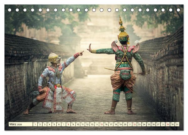 Produktbild: Magisches Asien. Menschen und Natur (Tischkalender 2026 DIN A5 quer), CALVENDO Monatskalender