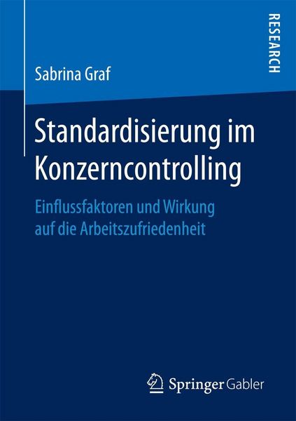 Produktbild: Standardisierung im Konzerncontrolling