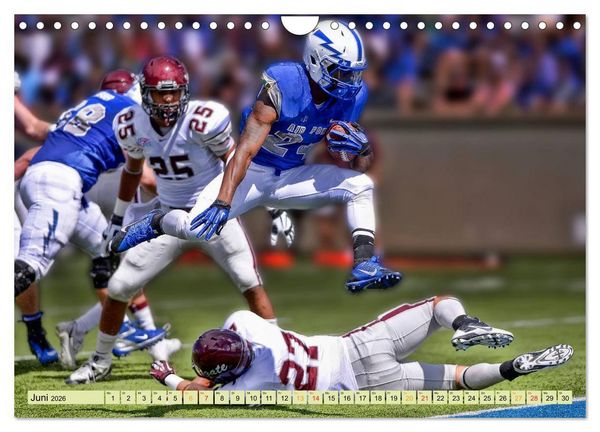 Produktbild: American Football - Taktik und Athletik (Wandkalender 2026 DIN A4 quer), CALVENDO Monatskalender