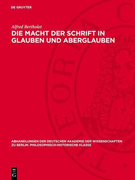 Produktbild: Die Macht der Schrift in Glauben und Aberglauben