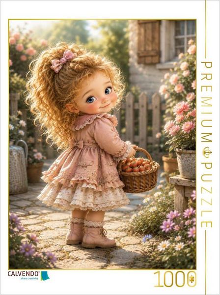 CALVENDO Puzzle Rosenduft und Erdbeeren | 1000 Teile Lege-Größe 64 × 48 cm Foto-Puzzle für glückliche Stunden