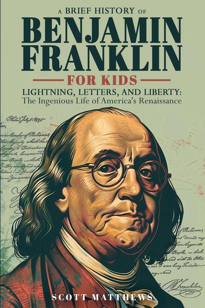 Produktbild: A Brief History of Ben Franklin for Kids - Lightning, Letters, and Liberty