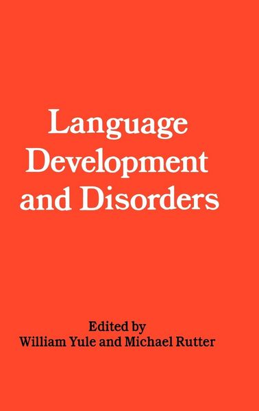 Produktbild: Language development and disorders
