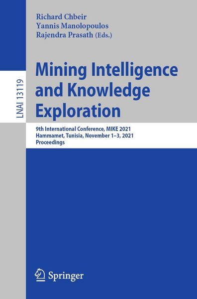Produktbild: Mining Intelligence and Knowledge Exploration