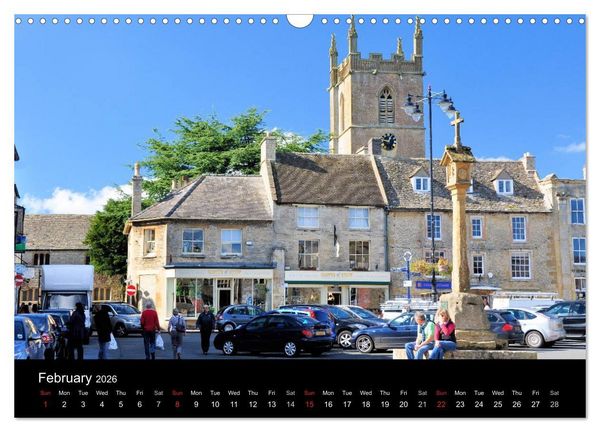 Produktbild: Cotswold Towns (Wall Calendar 2026 DIN A3 landscape), CALVENDO 12 Month Wall Calendar