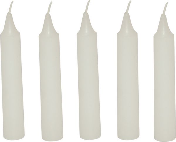 Produktbild: Kerzen, wei&szlig;