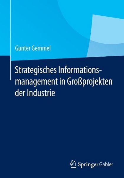 Produktbild: Strategisches Informationsmanagement in Gro&szlig;projekten der Industrie