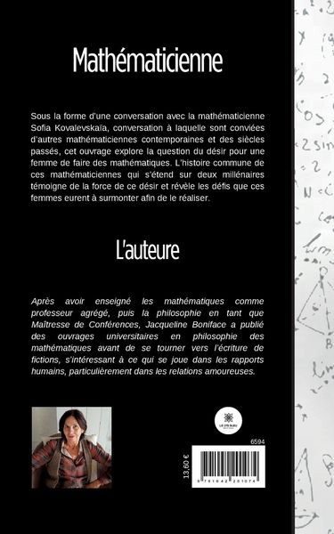 Produktbild: Boniface, J: Math&eacute;maticienne