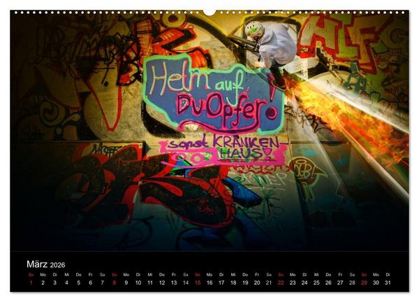 Produktbild: BMX My Life (Wandkalender 2026 DIN A2 quer), CALVENDO Monatskalender