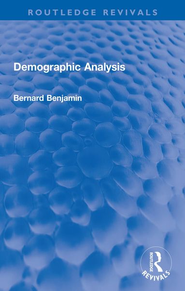 Produktbild: Demographic Analysis