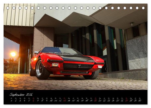 Produktbild: De Tomaso Pantera (Tischkalender 2026 DIN A5 quer), CALVENDO Monatskalender