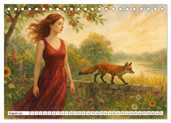 Produktbild: Im Zeichen der G&ouml;ttin (Tischkalender 2026 DIN A5 quer), CALVENDO Monatskalender