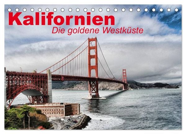Produktbild: Kalifornien &bull; Die goldene Westk&uuml;ste (Tischkalender 2026 DIN A5 quer), CALVENDO Monatskalender
