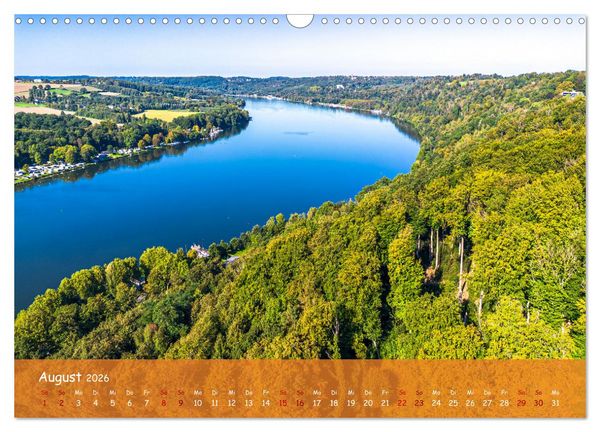 Produktbild: Talsperren der Ruhr und ihrer Nebenfl&uuml;sse aus der Vogelperspektive (Wandkalender 2026 DIN A3 quer), CALVENDO Monatskalender