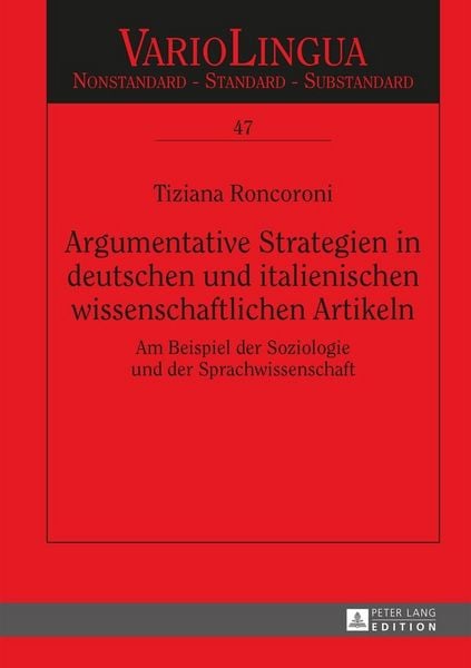 Produktbild: Argumentative Strategien in deutschen und italienischen wissenschaftlichen Artikeln