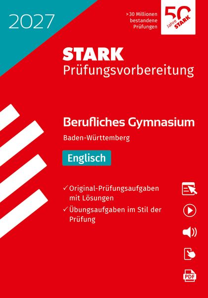 STARK Englisch - Abitur Berufliches Gymnasium 2027 BW - Prüfungsvorbereitung, Set von , Stark Verlag GmbH, 978-3-8490-6694-9