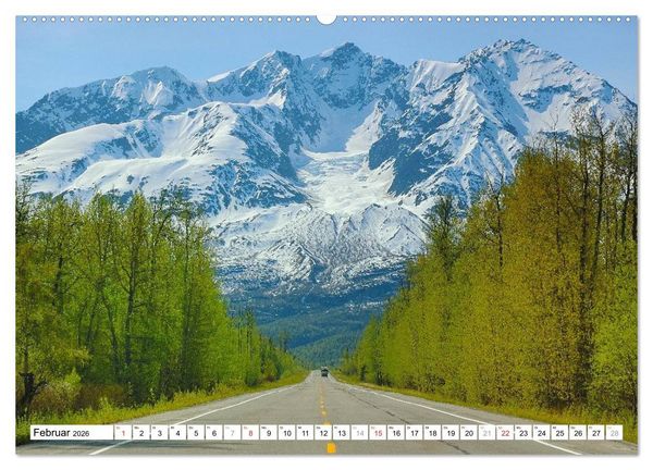 Produktbild: Alaska - Lockruf der Wildnis (hochwertiger Premium Wandkalender 2026 DIN A2 quer), Kunstdruck in Hochglanz