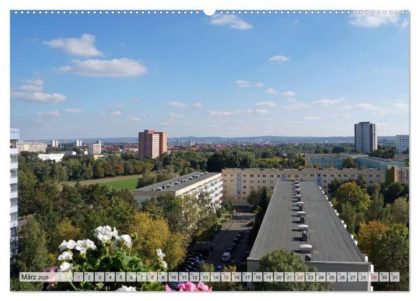 Produktbild: Architektur-Charme der DDR (Erfurt) (Wandkalender 2026 DIN A2 quer), CALVENDO Monatskalender