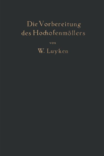 Produktbild: Die Vorbereitung des Hochofenm&ouml;llers