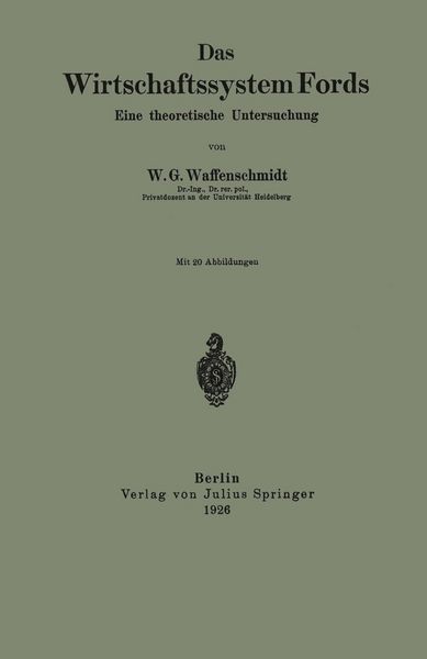 Produktbild: Das Wirtschaftssystem Fords