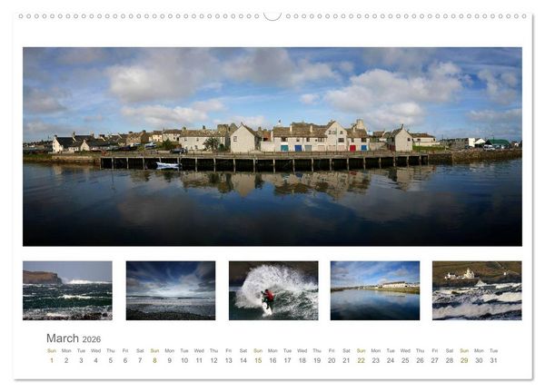 Produktbild: Scottish Highlands - Caithness & Sutherland / UK-Version (High Quality Premium Wall Calendar 2026 DIN A2 landscape),CALVENDO 12 Month Wall Calendar