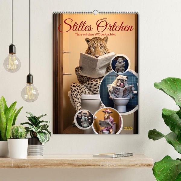 Produktbild: Stilles &Ouml;rtchen (Wandkalender 2026 DIN A2 hoch), CALVENDO Monatskalender