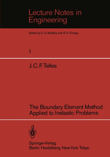 Produktbild: The Boundary Element Method Applied to Inelastic Problems