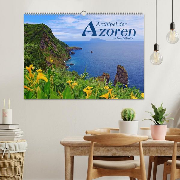 Produktbild: Archipel der Azoren im Nordatlantik (Wandkalender 2026 DIN A2 quer), CALVENDO Monatskalender