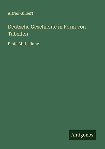 Produktbild: Deutsche Geschichte in Form von Tabellen
