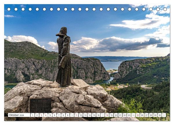 Produktbild: Kroatien - Dalmatien (Tischkalender 2026 DIN A5 quer), CALVENDO Monatskalender