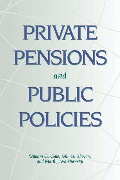 Produktbild: Private Pensions and Public Policies