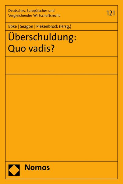 Produktbild: &Uuml;berschuldung: Quo vadis?
